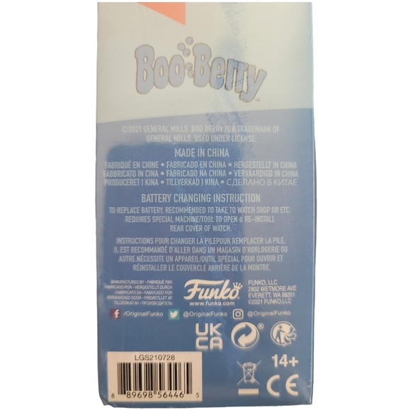 Funko Pop Boo Berry Watch General Mills Limited Edition 2000 pc (#01) - Picture 7 of 9